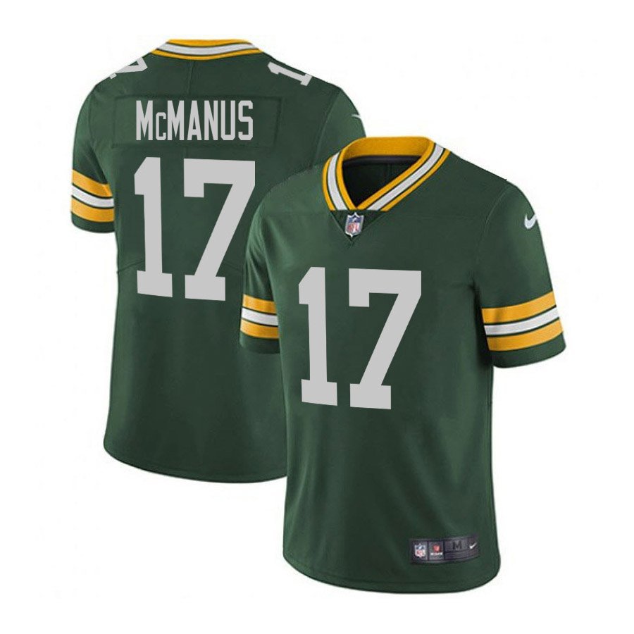 Green Bay Packers #17 Brandon McManus Green Limited Stitched Jersey