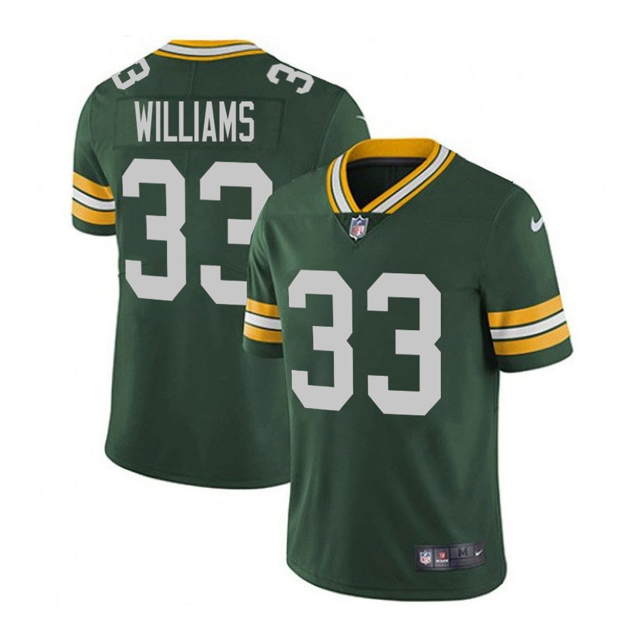 Green Bay Packers #33 Evan Williams Green Limited Stitched Jersey