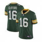 Green Bay Packers #16 Sean Clifford Green Limited Stitched Jersey