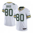 Green Bay Packers #80 Donald Driver White Limited Stitched Jersey