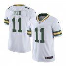 Green Bay Packers #11 Jayden Reed White Limited Stitched Jersey