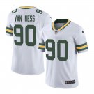 Green Bay Packers #90 Lukas Van Ness White Limited Stitched Jersey