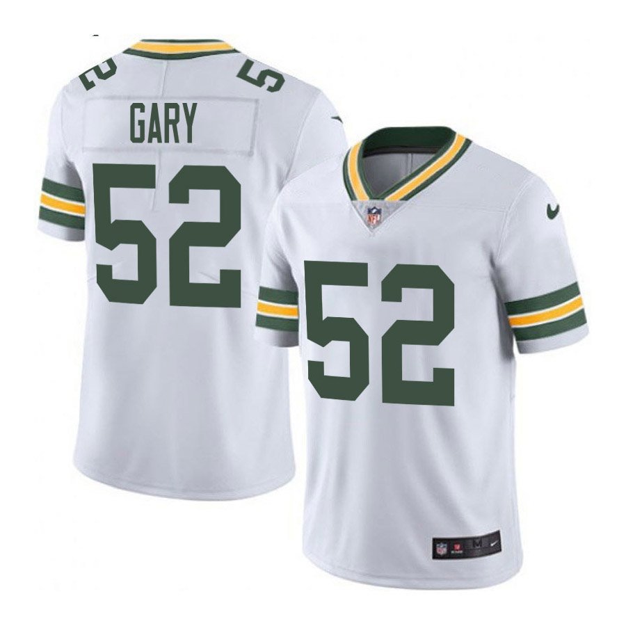 Green Bay Packers #52 Rashan Gary White Limited Stitched Jersey