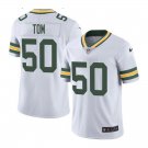 Green Bay Packers #50 Zach Tom White Limited Stitched Jersey