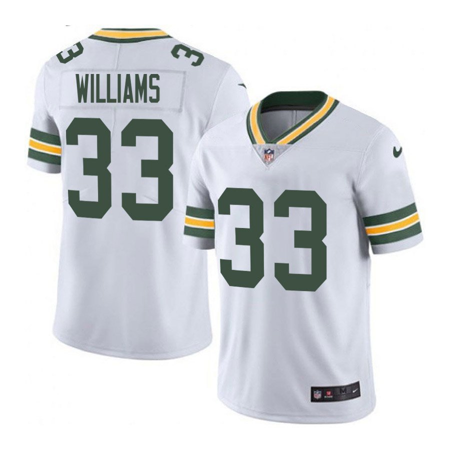 Green Bay Packers #33 Evan Williams White Limited Stitched Jersey