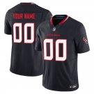 Houston Texans #00 Custom Name And Number Navy Limited Stitched Jersey