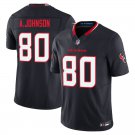 Houston Texans #80 Andre Johnson Navy Limited Stitched Jersey