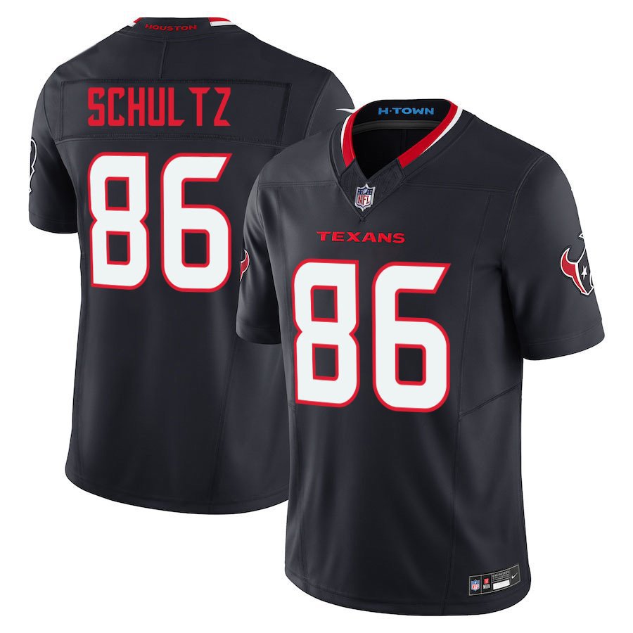 Houston Texans #86 Dalton Schultz Navy Limited Stitched Jersey
