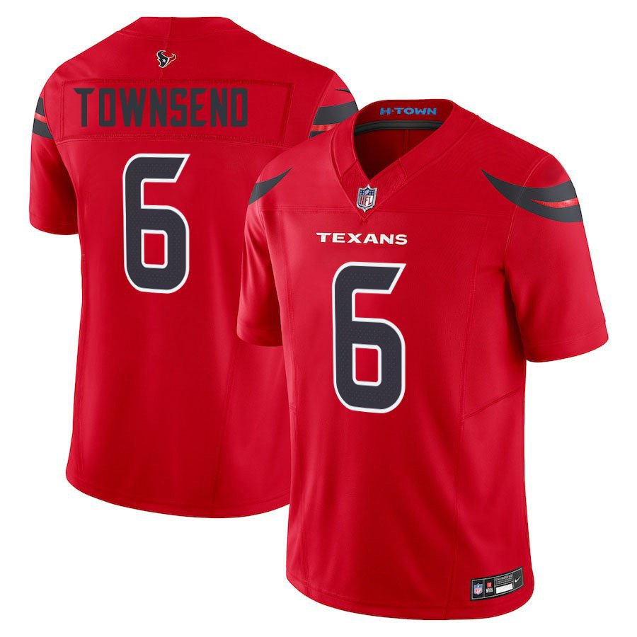 Houston Texans #6 Tommy Townsend Red Limited Stitched Jersey