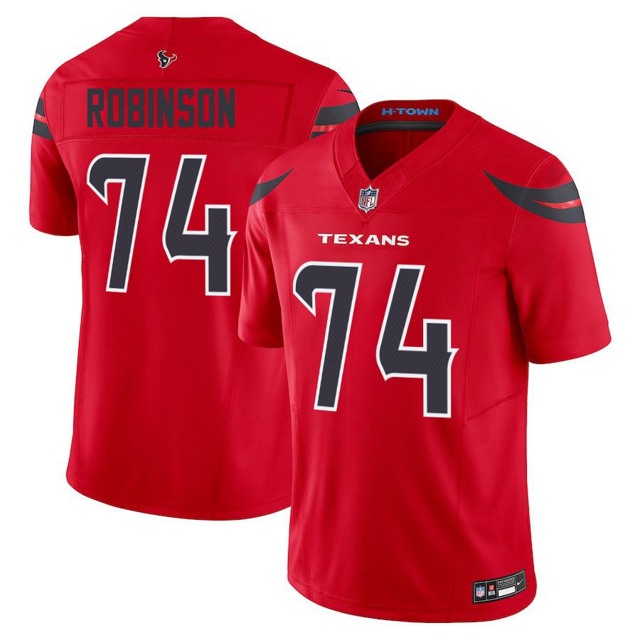 Houston Texans #74 Cam Robinson Red Limited Stitched Jersey