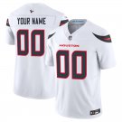 Houston Texans #00 Custom Name And Number White Limited Stitched Jersey