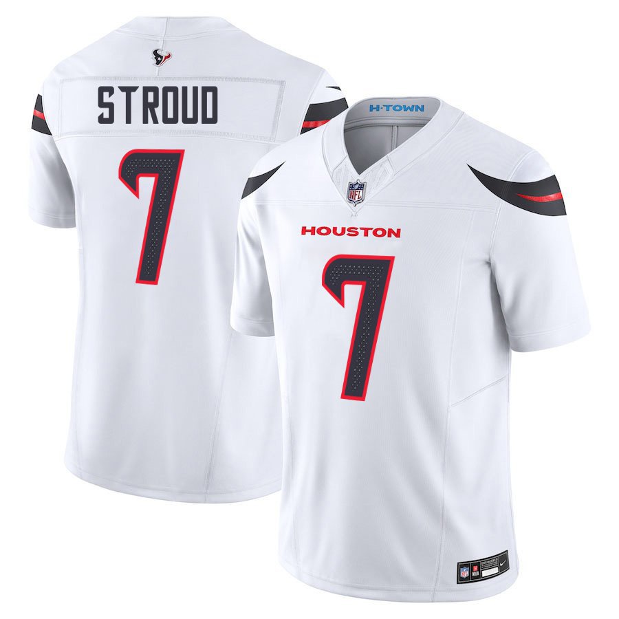 Houston Texans #7 C.J. Stroud White Limited Stitched Jersey