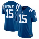Indianapolis Colts #15 Riley Leonard Royal Blue Limited Stitched Jersey