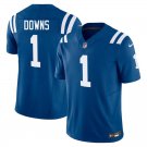 Indianapolis Colts #1 Josh Downs Royal Blue Limited Stitched Jersey