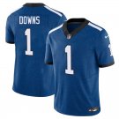 Indianapolis Colts #1 Josh Downs Royal Indiana Nights Limited Stitched Jersey