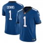 Indianapolis Colts #1 Josh Downs Royal Indiana Nights Limited Stitched Jersey