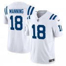 Indianapolis Colts #18 Peyton Manning White Limited Stitched Jersey
