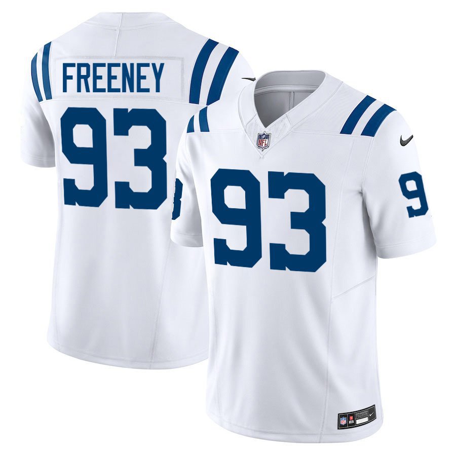 Indianapolis Colts #93 Dwight Freeney White Limited Stitched Jersey