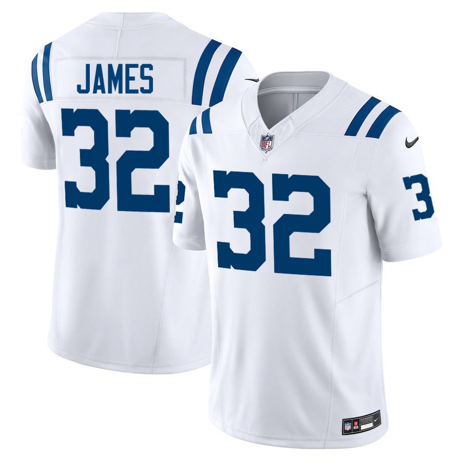 Indianapolis Colts #32 Edgerrin James White Limited Stitched Jersey