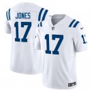 Indianapolis Colts #17 Daniel Jones White Limited Stitched Jersey