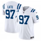Indianapolis Colts #97 Laiatu Latu White Limited Stitched Jersey