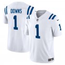 Indianapolis Colts #1 Josh Downs White Limited Stitched Jersey