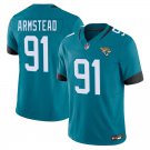 Jacksonville Jaguars #91 Arik Armstead Teal Limited Stitched Jersey