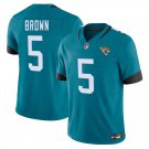 Jacksonville Jaguars #5 Dyami Brown Teal Limited Stitched Jersey