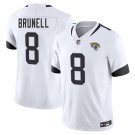 Jacksonville Jaguars #8 Mark Brunell White Limited Stitched Jersey