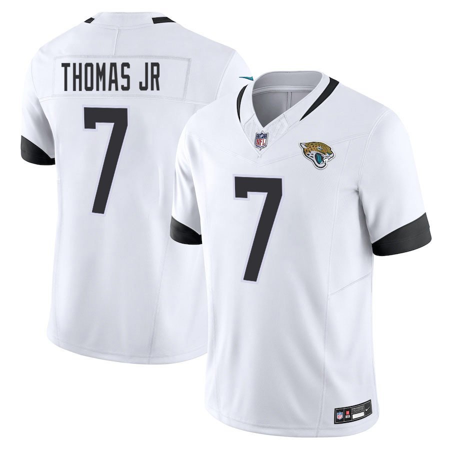 Jacksonville Jaguars #7 Brian Thomas Jr White Limited Stitched Jersey