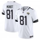 Jacksonville Jaguars #81 Johnny Mundt White Limited Stitched Jersey