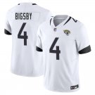 Jacksonville Jaguars #4 Tank Bigsby White Limited Stitched Jersey