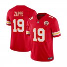 Kansas City Chiefs #19 Bailey Zappe Red Limited Stitched Jersey
