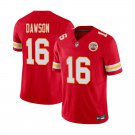 Kansas City Chiefs #16 Len Dawson Red Limited Stitched Jersey