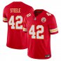 Kansas City Chiefs #42 Carson Steele Red Limited Stitched Jersey