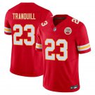 Kansas City Chiefs #23 Drue Tranquill Red Limited Stitched Jersey
