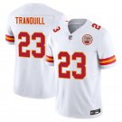 Kansas City Chiefs #23 Drue Tranquill White Limited Stitched Jersey