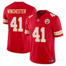 Kansas City Chiefs #41 James Winchester Red Limited Stitched Jersey