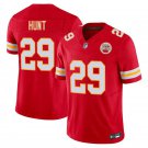 Kansas City Chiefs #29 Kareem Hunt Red Limited Stitched Jersey