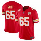 Kansas City Chiefs #65 Trey Smith Red Limited Stitched Jersey
