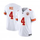 Kansas City Chiefs #4 Rashee Rice White Limited Stitched Jersey