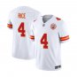 Kansas City Chiefs #4 Rashee Rice White Limited Stitched Jersey