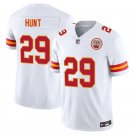 Kansas City Chiefs #29 Kareem Hunt White Limited Stitched Jersey