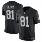 Las Vegas Raiders #81 Tim Brown Black Limited Stitched Jersey