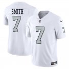 Las Vegas Raiders #7 Geno Smith White Rush Limited Stitched Jersey
