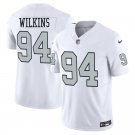 Las Vegas Raiders #94 Christian Wilkins White Rush Limited Stitched Jersey