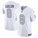 Las Vegas Raiders #8 Daniel Carlson White Rush Limited Stitched Jersey