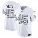 Las Vegas Raiders #45 Devin White White Rush Limited Stitched Jersey