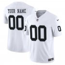 Las Vegas Raiders #00 Custom Name And Number White Limited Stitched Jersey