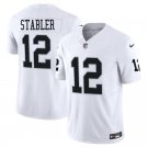 Las Vegas Raiders #12 Ken Stabler White Limited Stitched Jersey